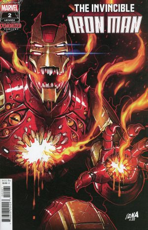 Invincible Iron Man Vol 4 #2 Cover D Variant David Nakayama Demonized Cover