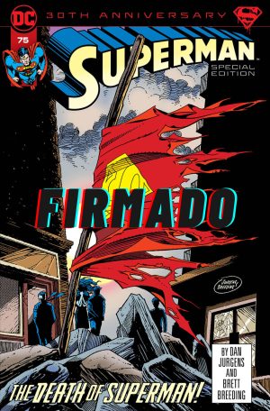 Superman Vol 2 #75 Cover L Special Edition DF Signed By Dan Jurgens