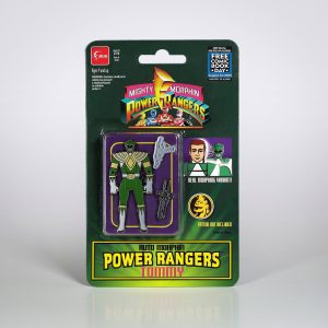 FCBD 2021 Power Rangers Auto-Morphin Green Ranger Previews Exclusive Pin - Signed by Jason David Frank