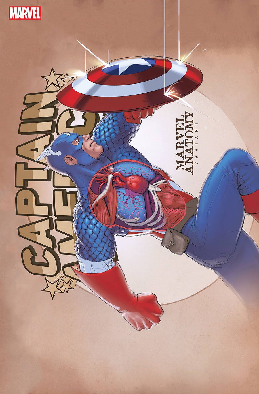 Captain America Sentinel Of Liberty Vol 2 #9 Cover C Variant Marvel Anatomy Cover