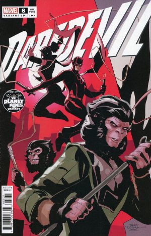 Daredevil Vol 7 #8 Cover B Variant Terry Dodson Planet Of The Apes Cover