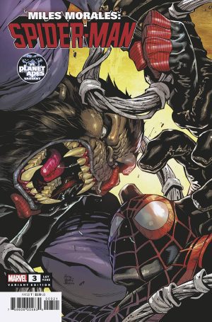 Miles Morales Spider-Man Vol 2 #3 Cover B Variant Ryan Stegman Planet Of The Apes Cover