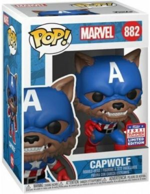 Funko Pop Marvel Capwolf 2021 Summer Convention Limited Edition Bobble-Head