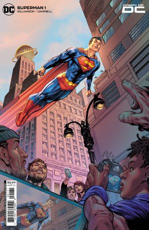 Superman Vol 7 #1 Cover G Variant Ed Benes & Wayne Faucher Card Stock Cover