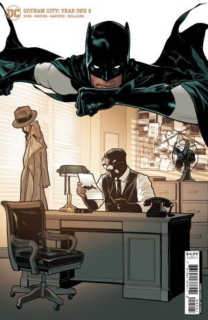 Gotham City: Year One #5 Cover B Variant Jeff Spokes Cover