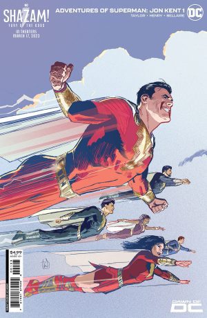 Adventures Of Superman: Jon Kent #1 Cover H Variant Lee Weeks SHAZAM Fury Of The Gods Movie Card Stock Cover