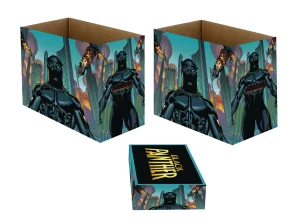Caja para comics MARVEL GRAPHIC BLACK PANTHER SHORT COMIC STORAGE BOX - PANTHER NATION