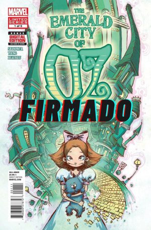 The Emerald City Of Oz #1 Cover A Regular Skottie Young Cover Signed by Skottie Young