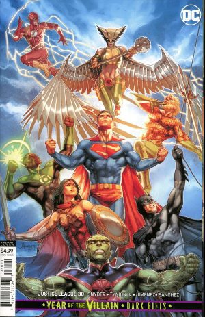 Justice League Vol 4 #30 Cover B Variant Jay Anacleto Card Stock Cover