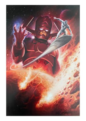 Chicago C2E2 2023 Galactus & Silver Surfer Print Signed by Leo Liebelman