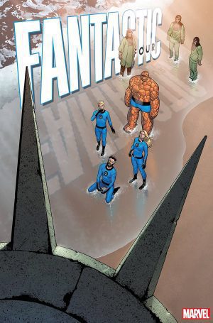Fantastic Four Vol 7 #4 Cover C Variant Juann Cabal Planet Of The Apes Cover