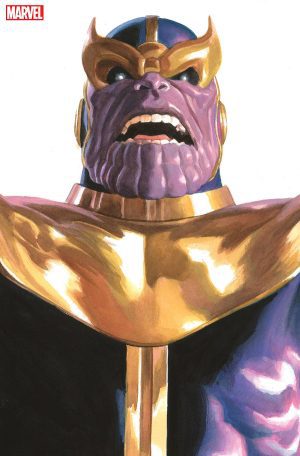 Warlock Rebirth #1 Cover C Variant Alex Ross Timeless Thanos Virgin Cover