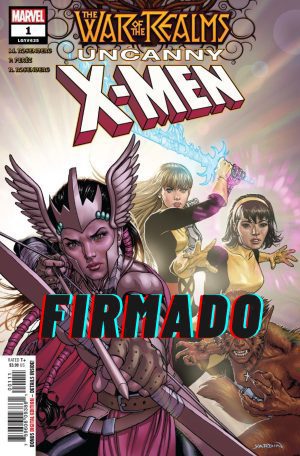 War Of The Realms Uncanny X-Men #1 Cover A Regular David Yardin Cover Signed by Rachelle Rosenberg
