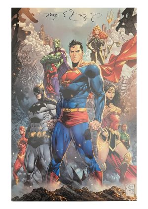Chicago C2E2 2023 Justice League Print Signed by Tony S. Daniel
