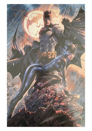 Chicago C2E2 2023 Batman/Catwoman Print Signed by Tony S. Daniel