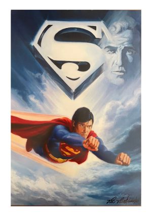 Chicago C2E2 2023 Superman 1978 Movie Print Signed by Leo Liebelman