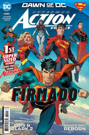 Action Comics Vol 2 #1051 Cover A Regular Dan Mora Cover Signed by Dan Mora