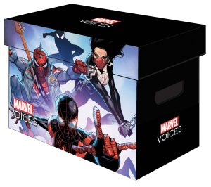 Caja para comics Marvel Graphic Voices Spider-Verse Short Comic Storage Box