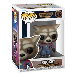 Funko Pop Guardians of the Galaxy Volume 3 Rocket Bobble-Head