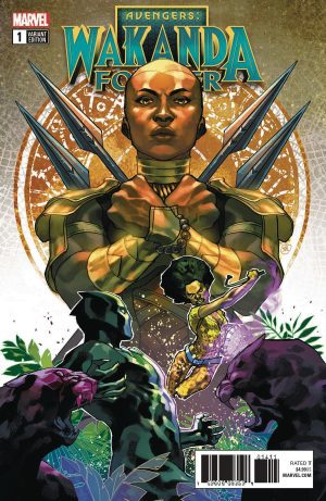Wakanda Forever Avengers #1 Cover B Variant Yasmine Putri Connecting Cover