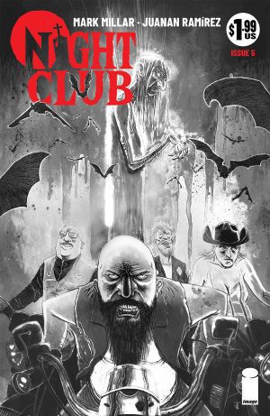 Night Club (2022) #5 Cover B Variant Ben Templesmith Black & White Cover