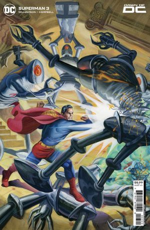Superman Vol 7 #3 Cover F Variant Steve Rude Superman Card Stock Cover