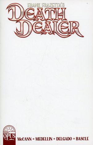 Frank Frazetta's Death Dealer Vol 2 #12 Cover C Incentive Blank Variant Cover