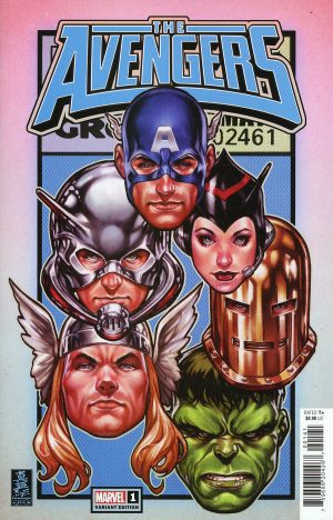 Avengers Vol 8 #1 Cover C Variant Mark Brooks Corner Box Cover
