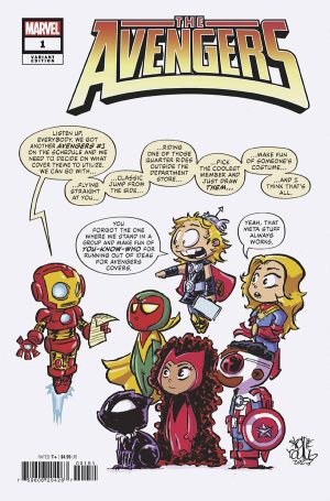 Avengers Vol 8 #1 Cover E Variant Skottie Young Cover