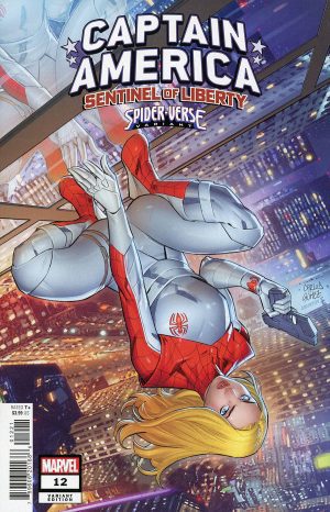 Captain America Sentinel Of Liberty Vol 2 #12 Cover B Variant Carlos Gómez Spider-Verse Cover