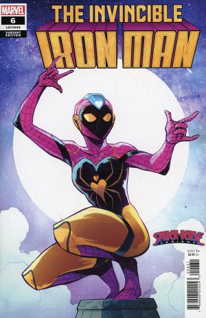 Invincible Iron Man Vol 4 #6 Cover C Variant Ario Anindito Spider-Verse Cover