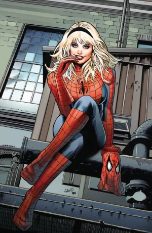 Spider-Gwen: Gwen-Verse #4 Unknown Comics Greg Land Exclusive Homage Virgin Variant Cover