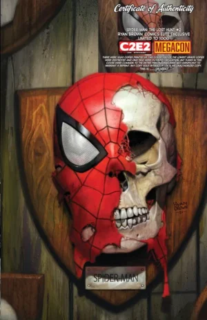 Spider-Man: Lost Hunt #2 C2E2/Megacon Elite Comics Ryan Brown Virgin Exclusive Variant Cover