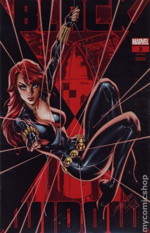 Black Widow #3 New York Comic Con Exclusive J. Scott Campbell Glow in the Dark Cover