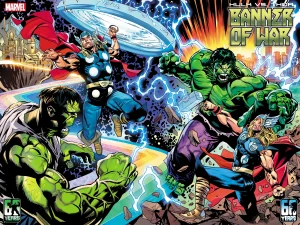 Hulk Vs Thor Banner Of War Alpha #1 (One Shot) Cover B Variant Geoff Shaw Wraparound Connecting Cover