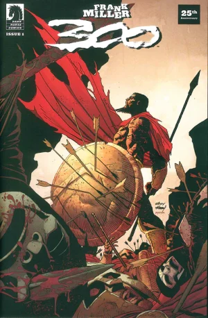 300 #1 25th Anniversary Unknown Comics Andy Kubert Exclusive Variant Cover