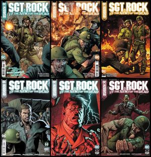 PACK DC Horror Presents Sgt Rock Vs The Army Of The Dead #1-6 Cover A Regular Gary Frank Cover - Miniserie completa