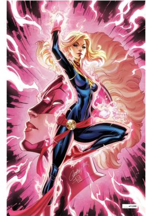 Captain Marvel #7 San Diego Comic Con Exclusive J. Scott Campbell Glow in the Dark Cover