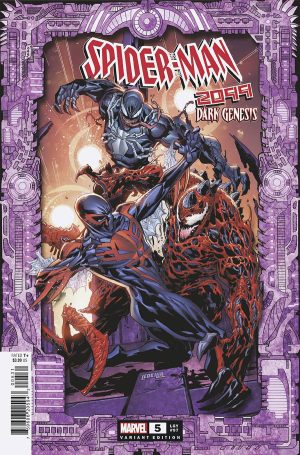Spider-Man 2099 Dark Genesis #5 Cover C Variant Ken Lashley Frame Cover