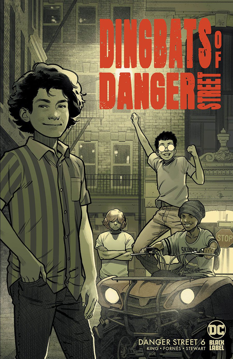 Stock　Variant　#6　Danger　⋆　B　Evan　Shaner　Doc　Cover　Card　tajmahalcomics　Street　Cover