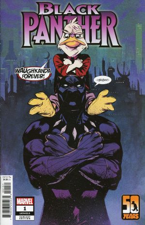 Black Panther Vol 9 #1 Cover C Variant Sanford Greene Howard The Duck Cover