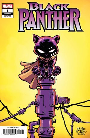 Black Panther Vol 9 #1 Cover D Variant Skottie Young Cover