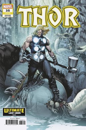 Thor Vol 6 #35 Cover B Variant Pepe Larraz Ultimate Last Look Cover