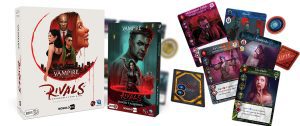 Vampire: The Masquerade - Rivals Caja Básica + La expansión: Sangre y Alquimia + 8 cartas promocionales