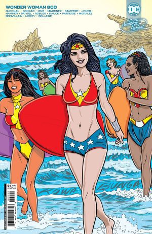 Wonder Woman Vol 5 #800 Cover G Variant Michael Allred Swimsuit Card Stock Cover