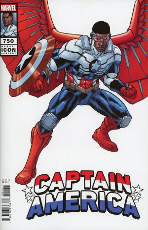 Captain America Vol 9 #750 Cover G Variant Javier Garron Marvel Icon Cover