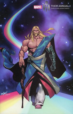 Thor Vol 6 Annual #1 Cover B Variant David Marquez Hellfire Gala Cover