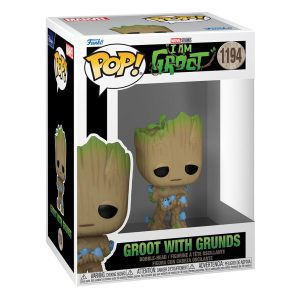 Funko Pop I am Groot - Groot with Grunds Bobble-Head