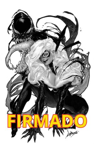 AMAZING SPIDER-MAN #27 PABLO VILLALOBOS SDCC EXCLUSIVE BLACK & WHITE VIRGIN VARIANT COVER Signed by Pablo Villalobos