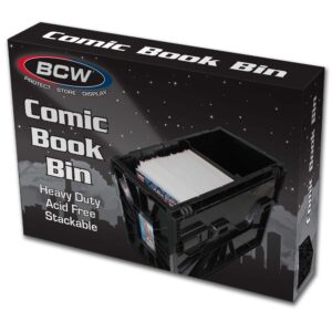BCW Short Comic Book Bin - Black